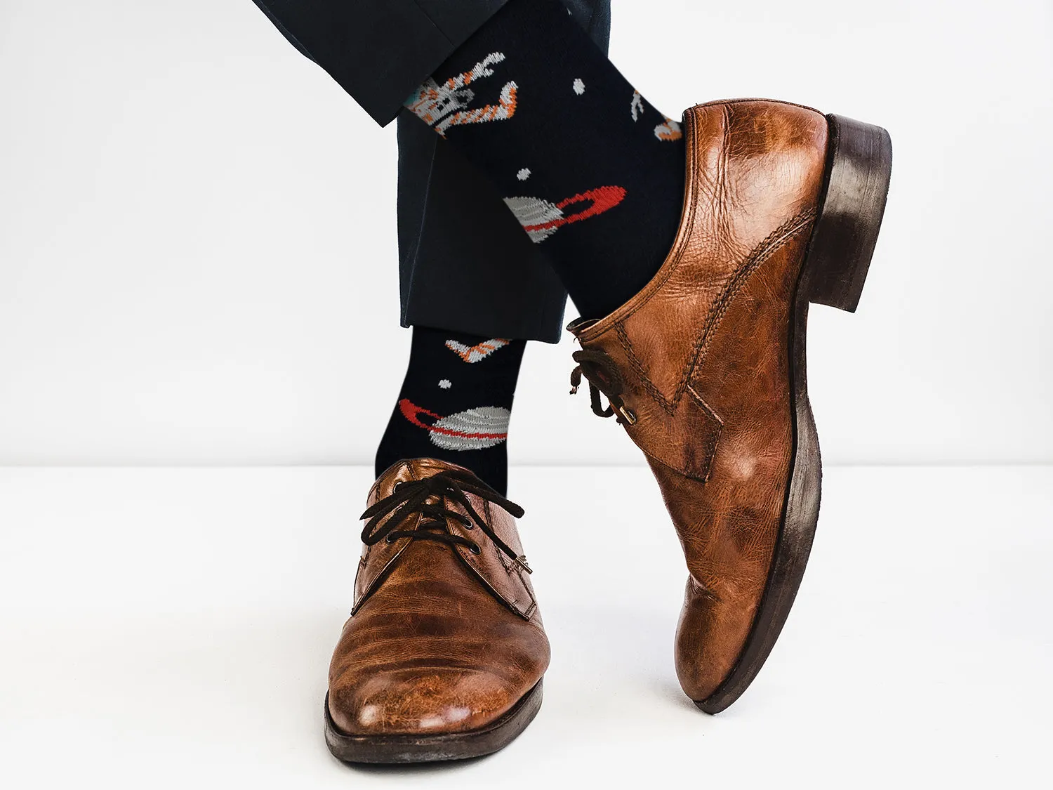 Sick Socks – Astronaut / Space - Casual Dress Socks For men