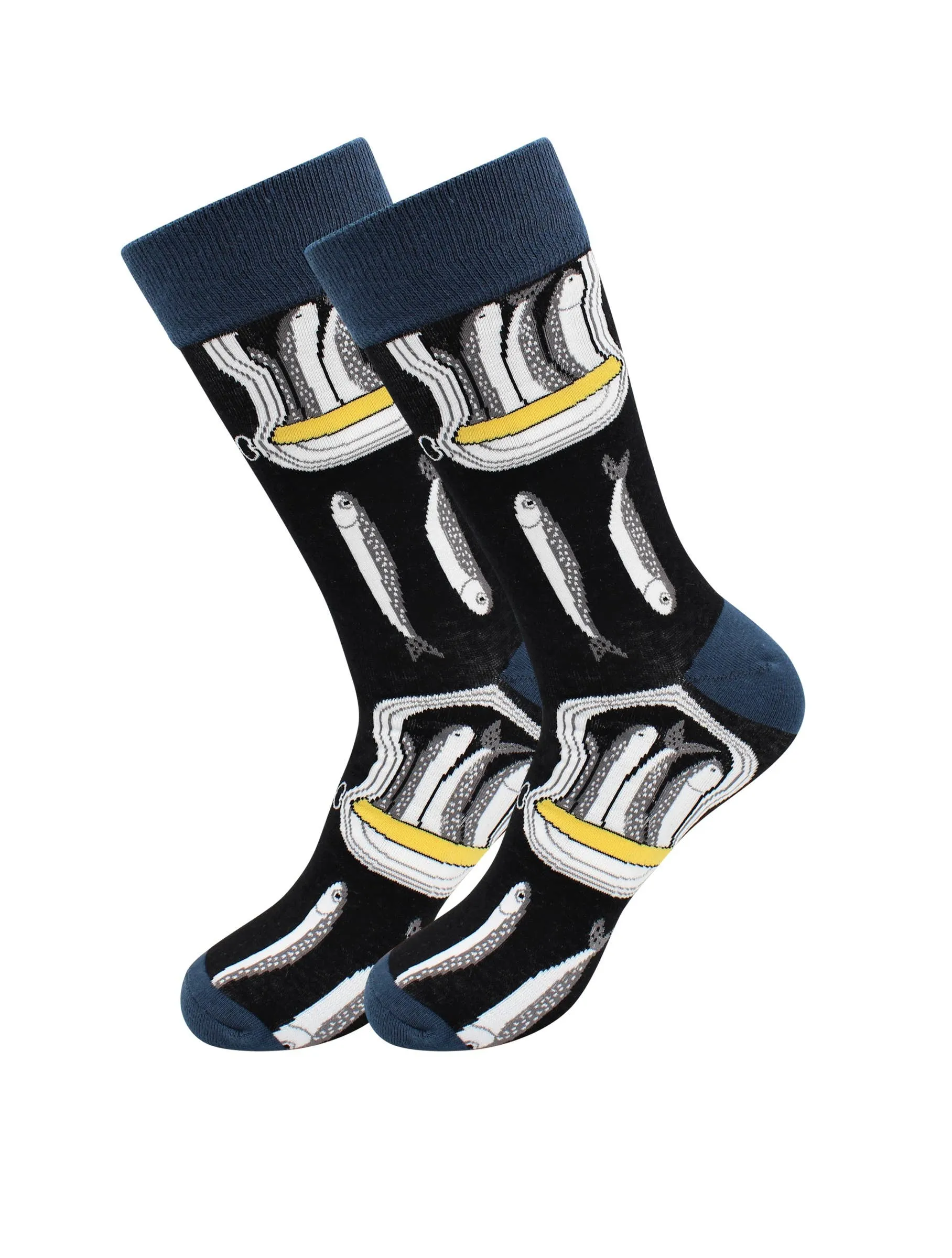 Sick Socks - Sardine - Seafood Dress Casual Socks