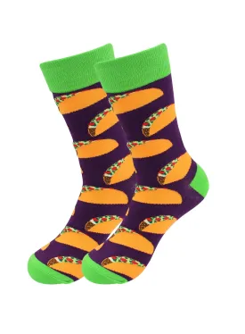 Sick Socks - Tacos - International Food Dress Casual Socks