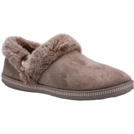 Skechers Cozy Campfire Fresh Toast Womens Dark Taupe Slipper