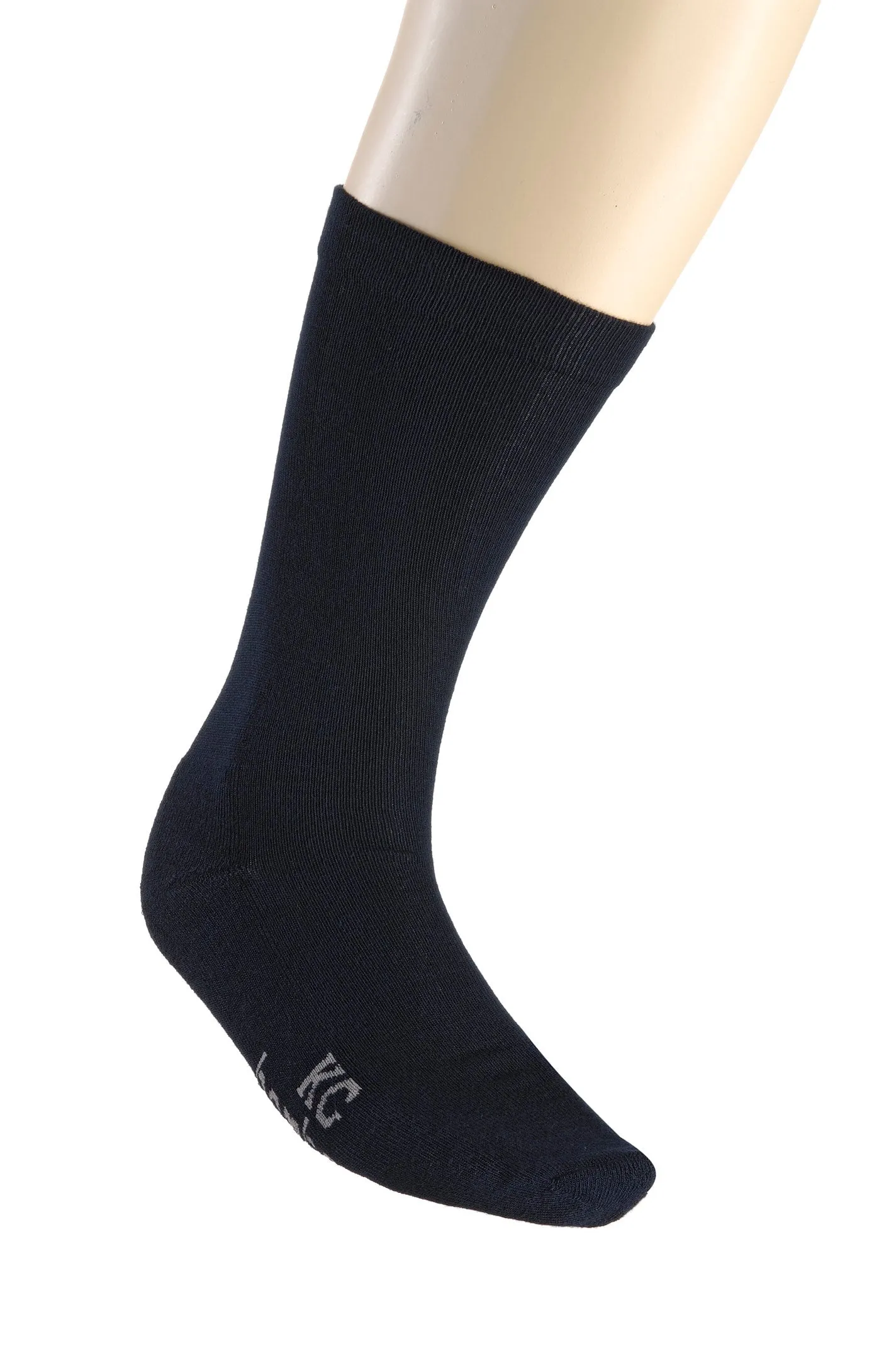 Socks Mens Bamboo Loose Top Business Navy