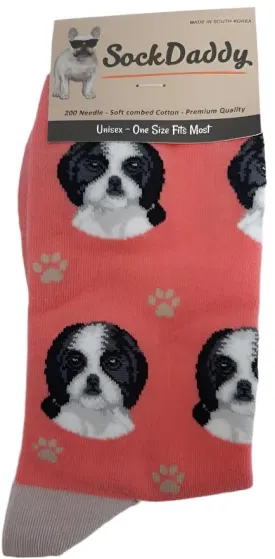 Socks  Shih Tzu Black/White Dog              800-87B  H