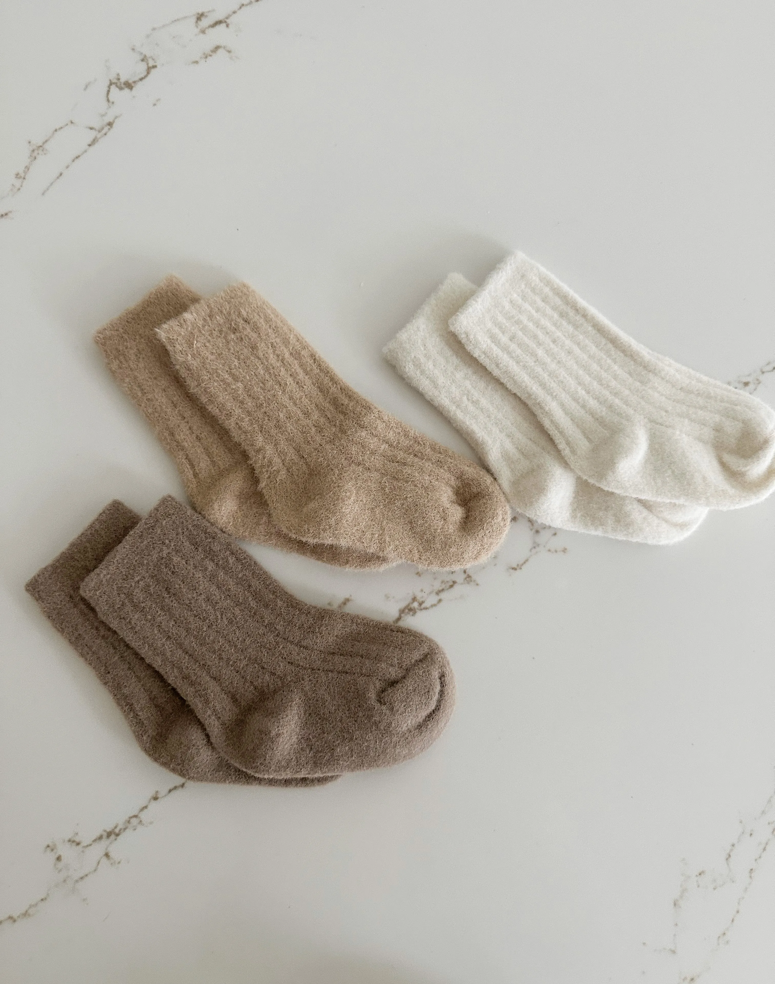 Soft Fuzzy Socks 'Pack of 3'