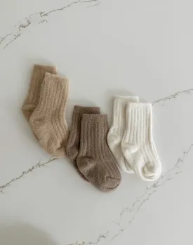 Soft Fuzzy Socks 'Pack of 3'