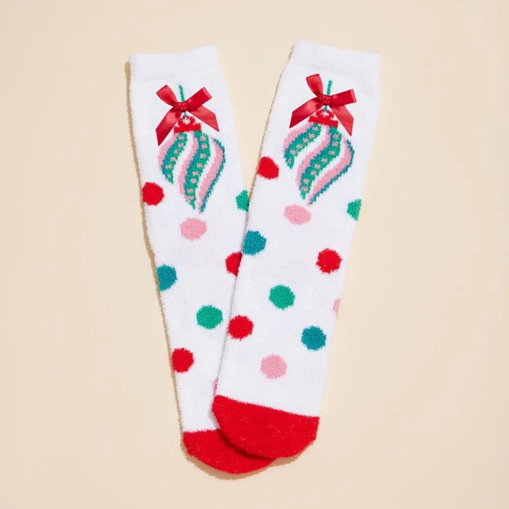 Soft Knit Christmas Socks Gift Set of 4 - Winter Wonderland