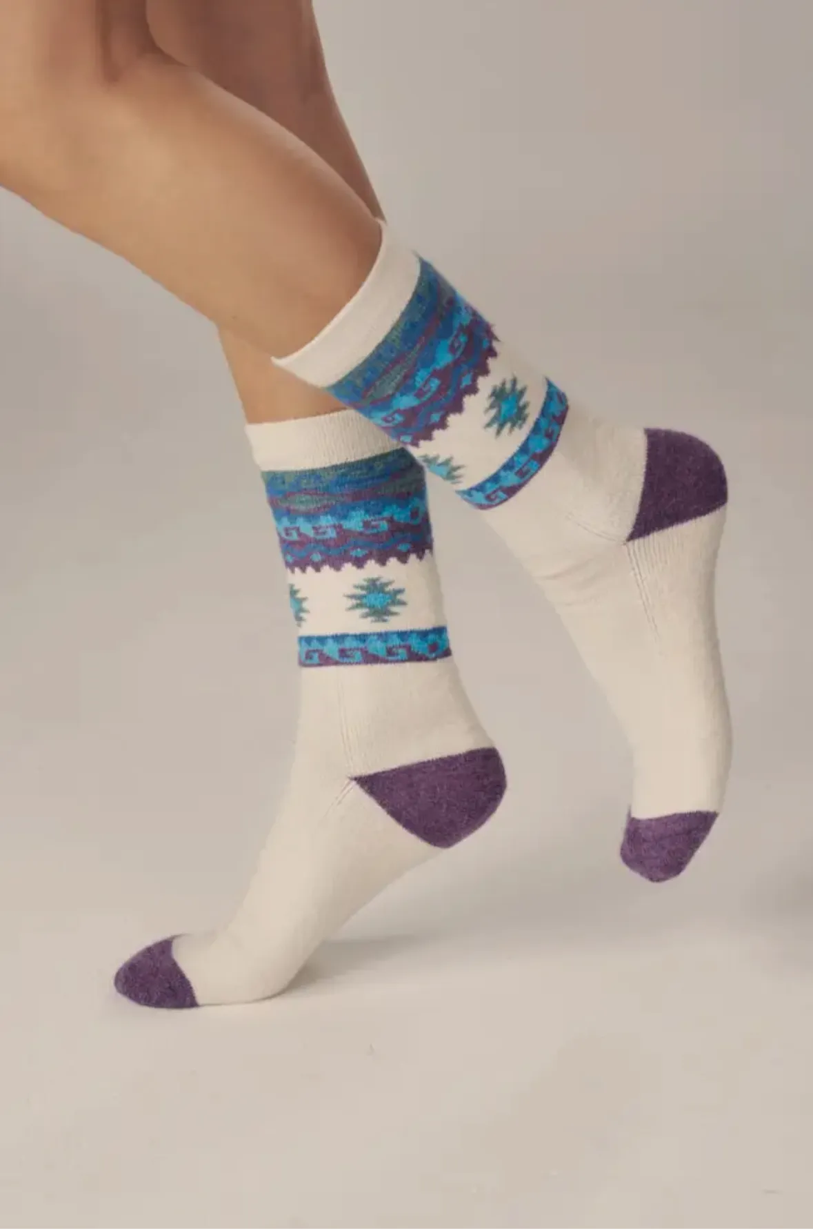 Southwest Alpaca Socks | Alpaca Socks | Light Cushion