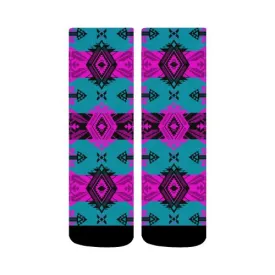 Sovereign Nation Deep Lake and Sunset Crew Socks