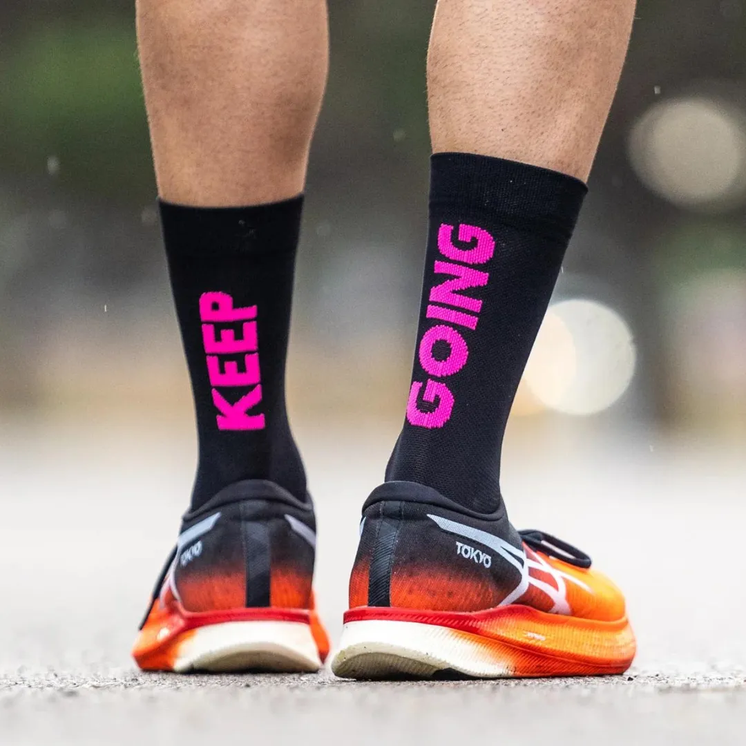 Sporcks - Running Sock - Keep Going Black