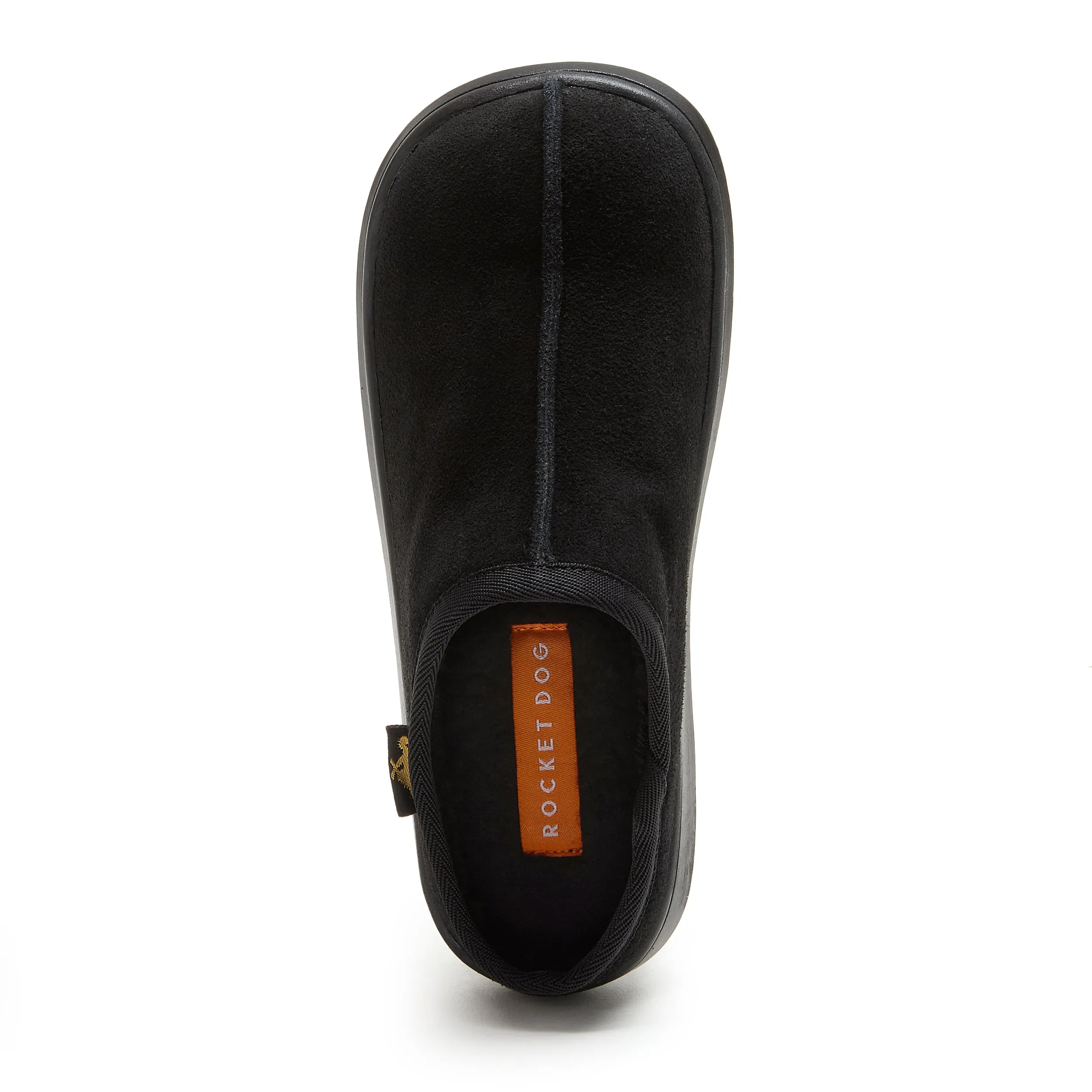 Sugar Glide Black Suede Slipper