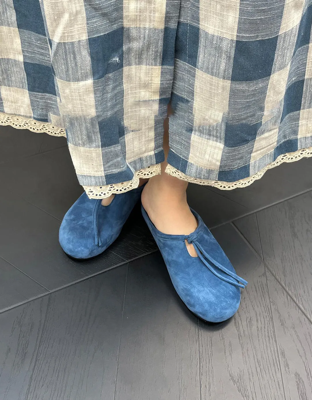 Summer Comfortable Suede Mules Slippers