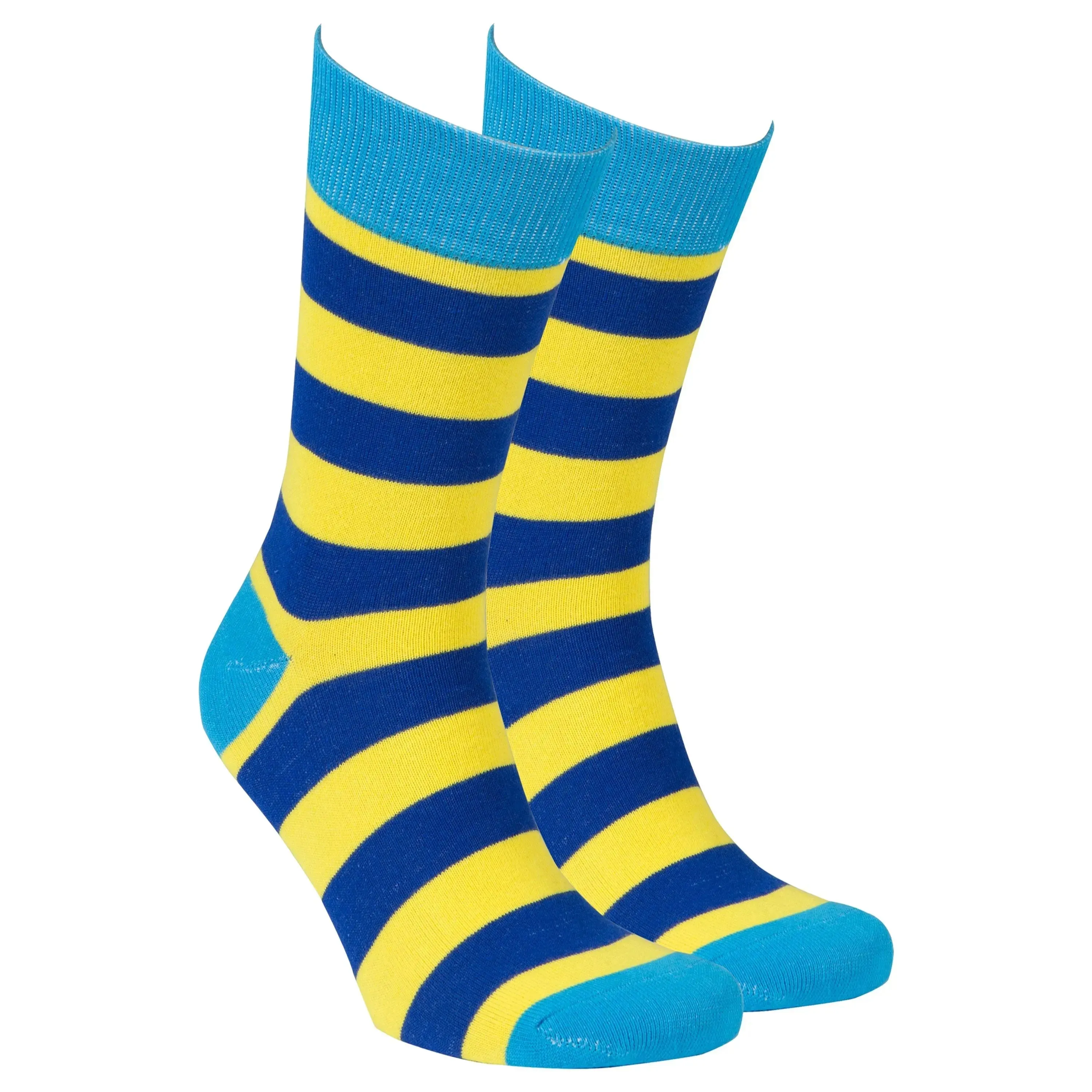 Sunny Striped Lemon Socks