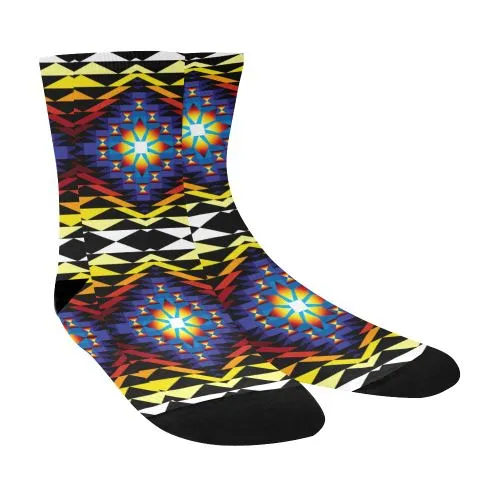 Sunset Blanket Crew Socks