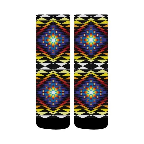 Sunset Blanket Crew Socks