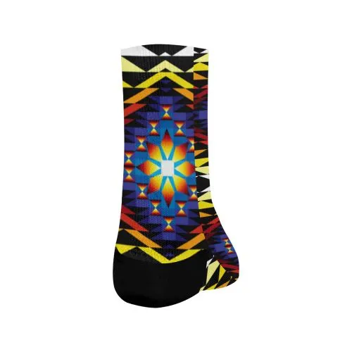 Sunset Blanket Crew Socks