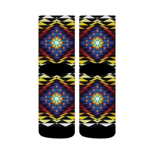 Sunset Blanket Crew Socks