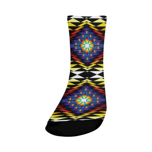 Sunset Blanket Crew Socks