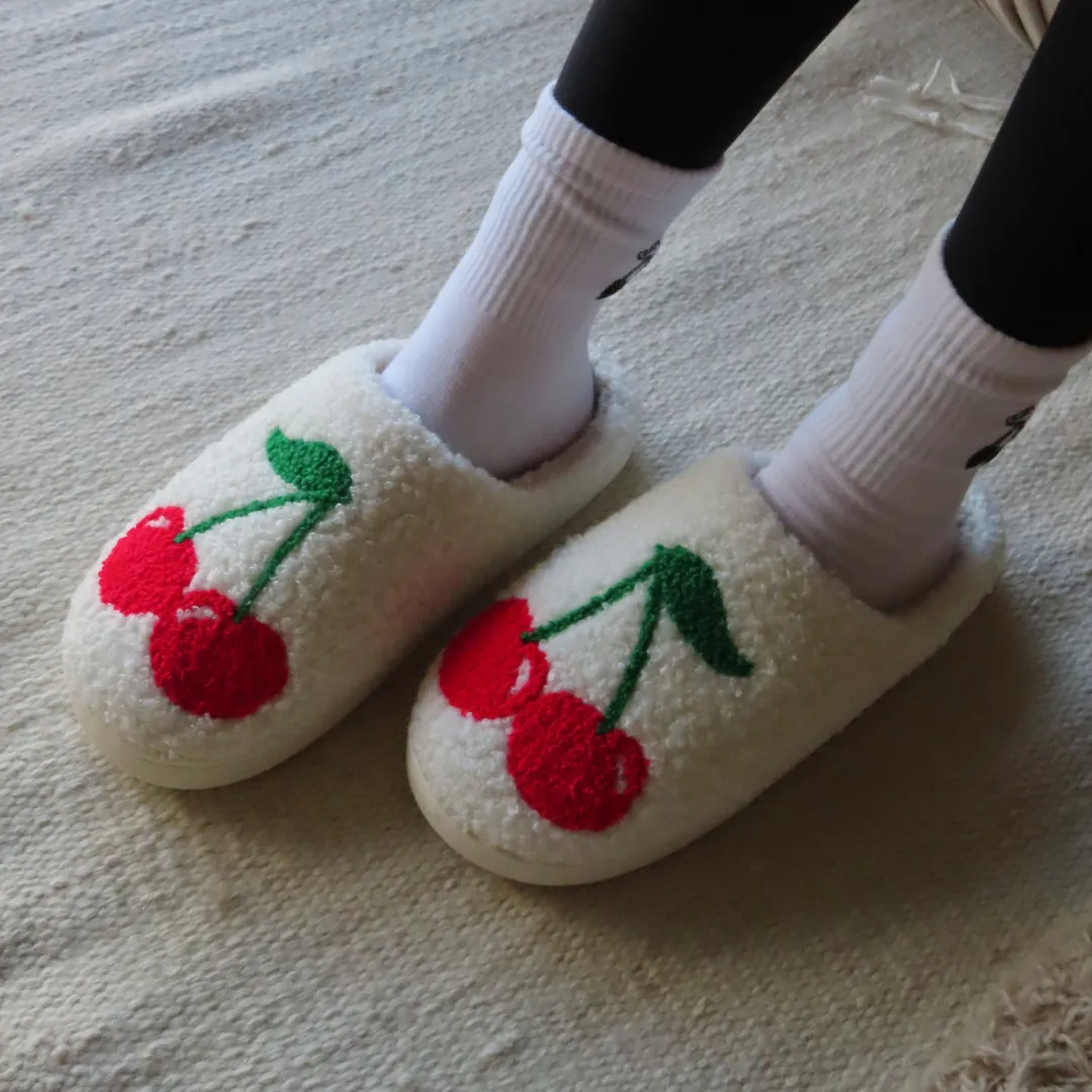 Sweet Cherry Slippers