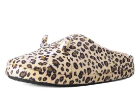 Tan Leopard Kitty Slipper