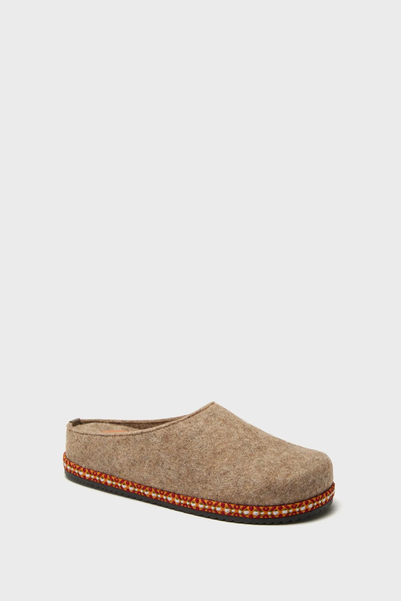 Taupe Sami Felt Slippers