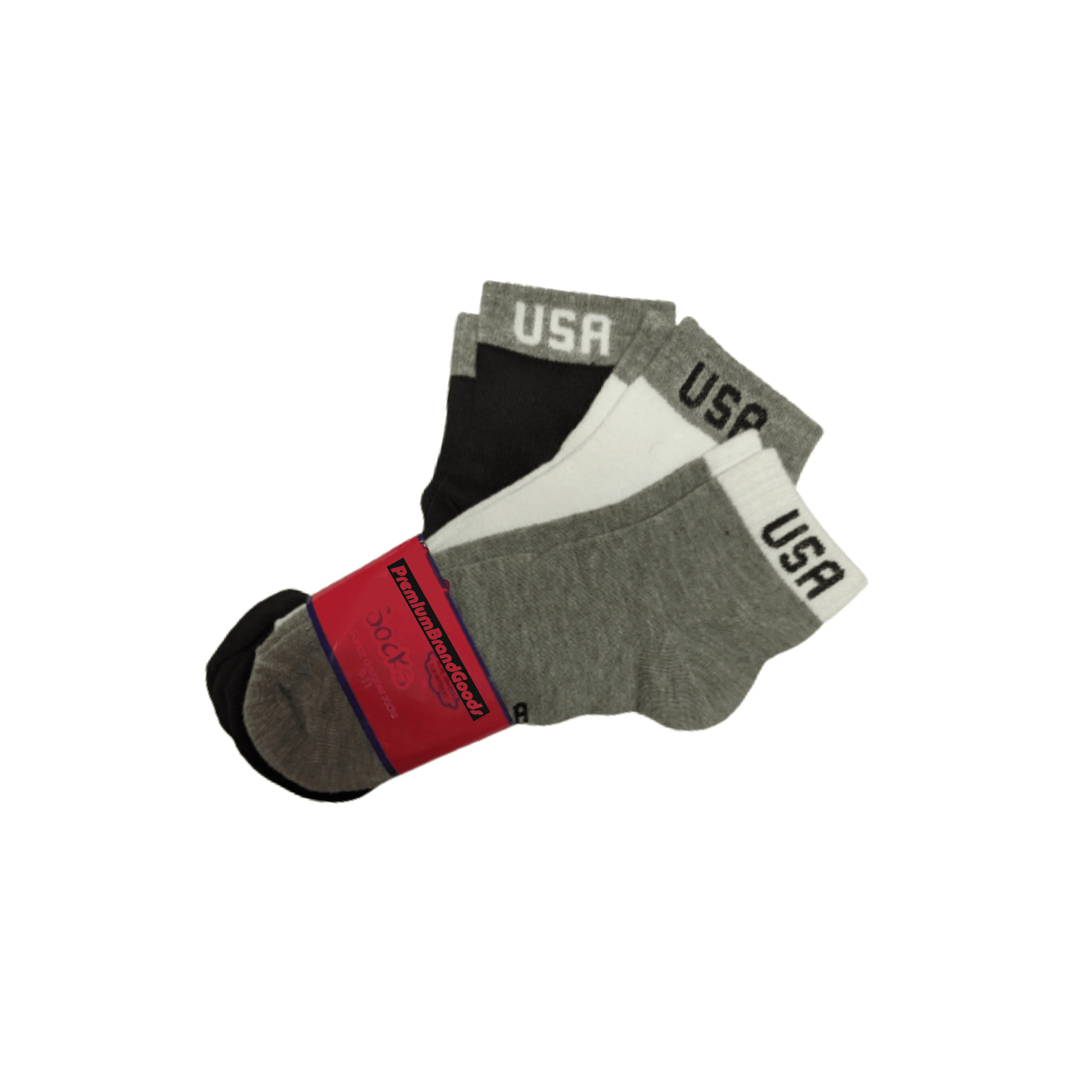 Unisex Cotton-Blend Low Cut Socks Men/Women 9-11, Comfort Fit - Packs of 6/12