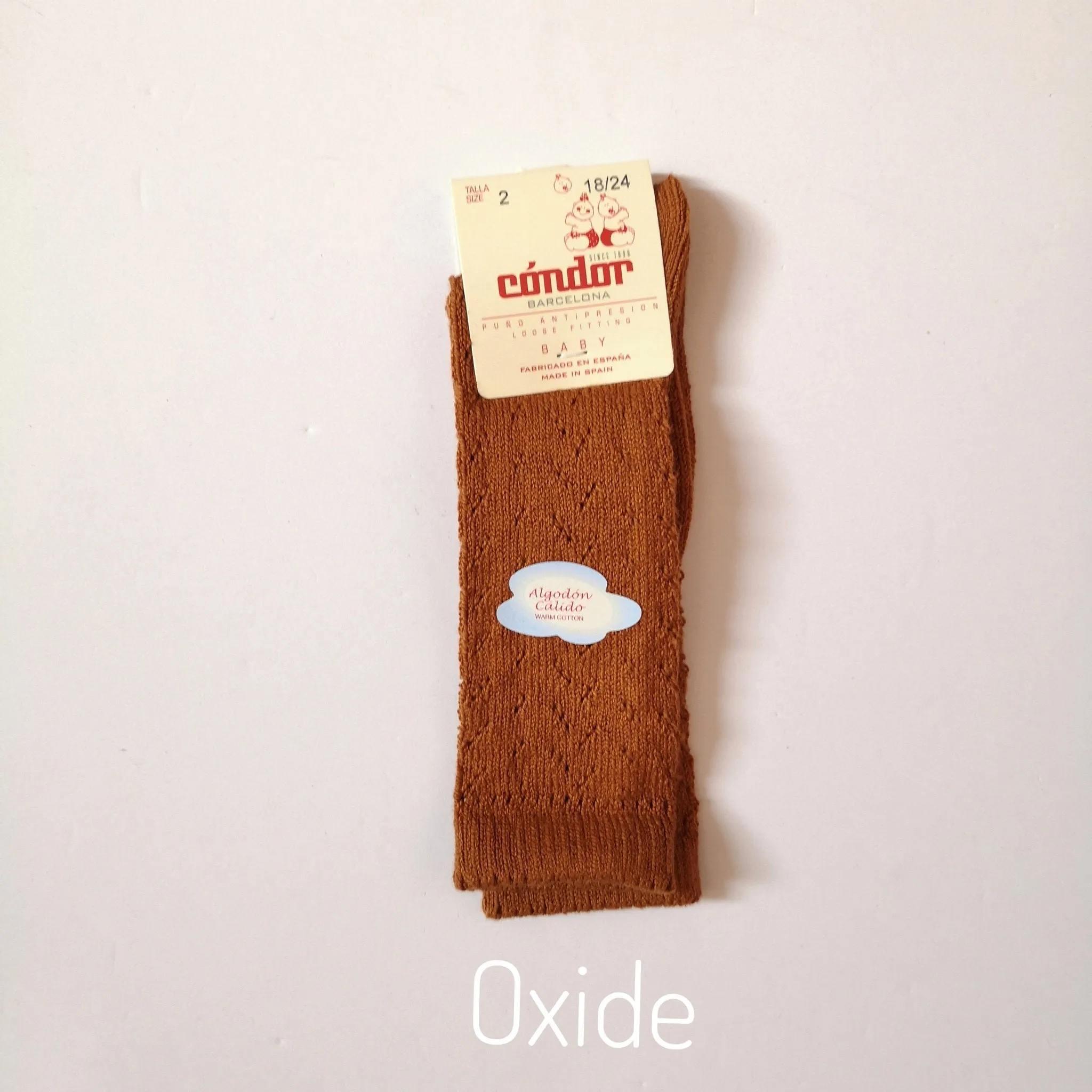 Warm Crochet Socks Oxide