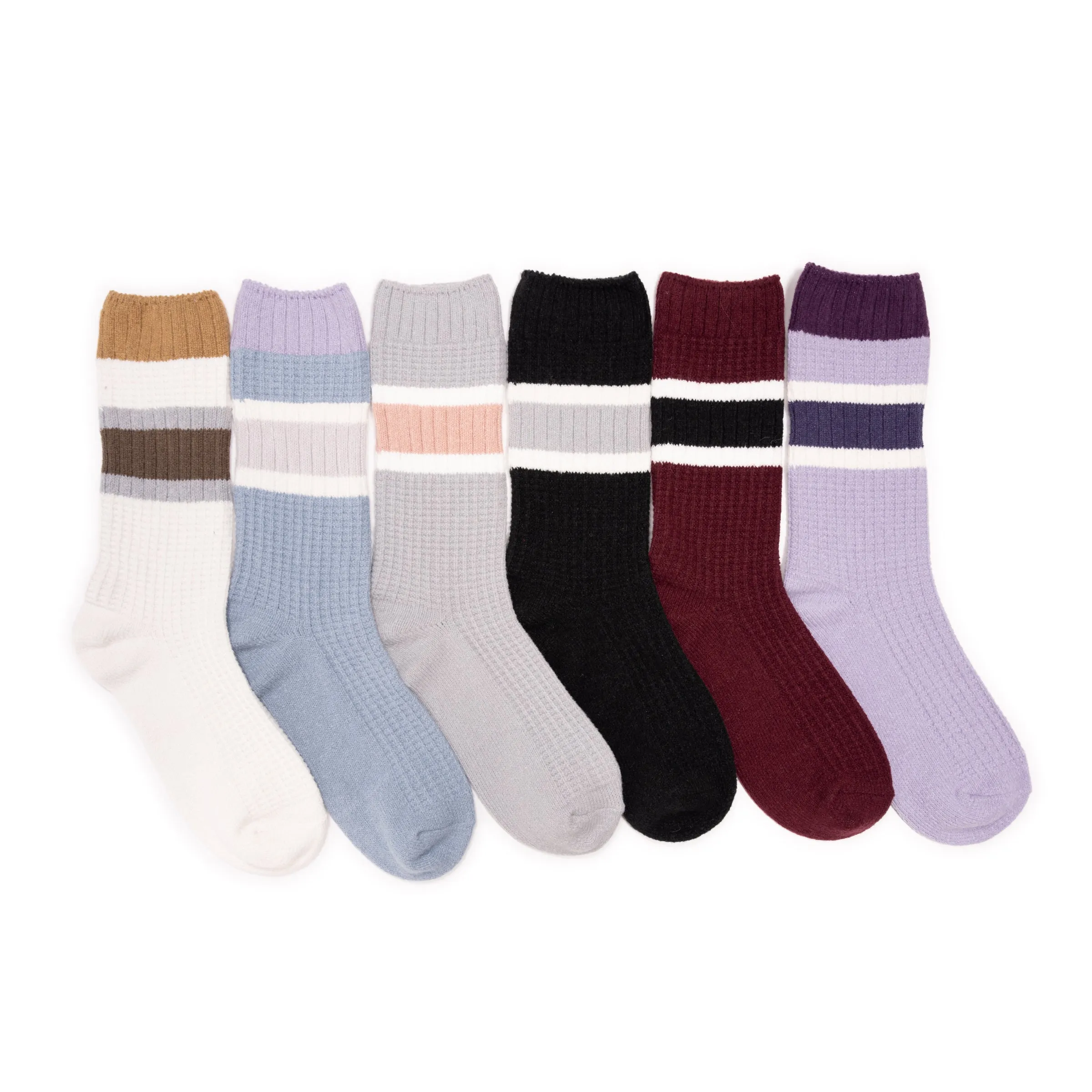 Women's 6 Pair Pack Microfiber Boot Socks