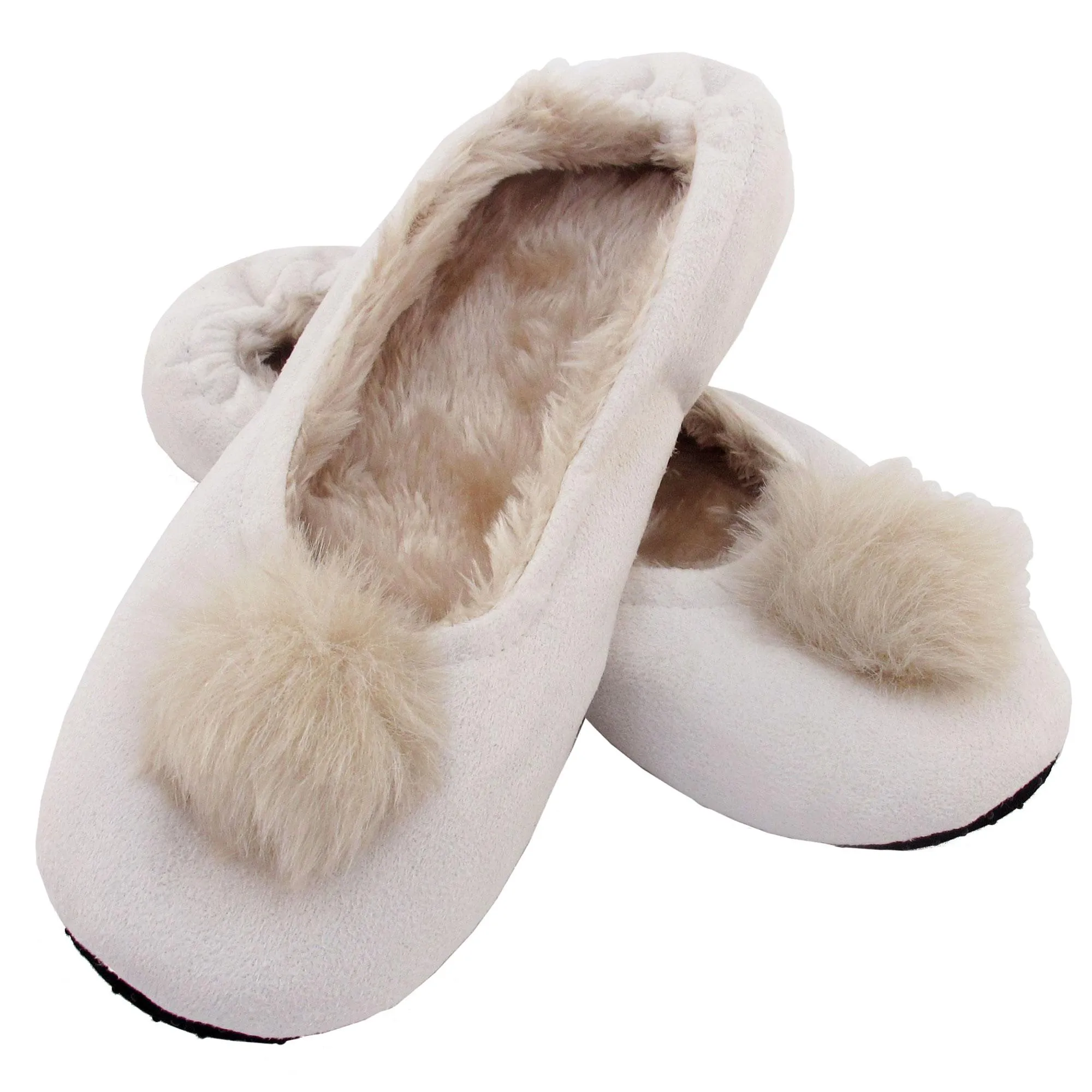 Women's Adult Soft Warm Cozy Fuzzy Rabbit Pompom Comfort Home Slippers Socks, Single Pair