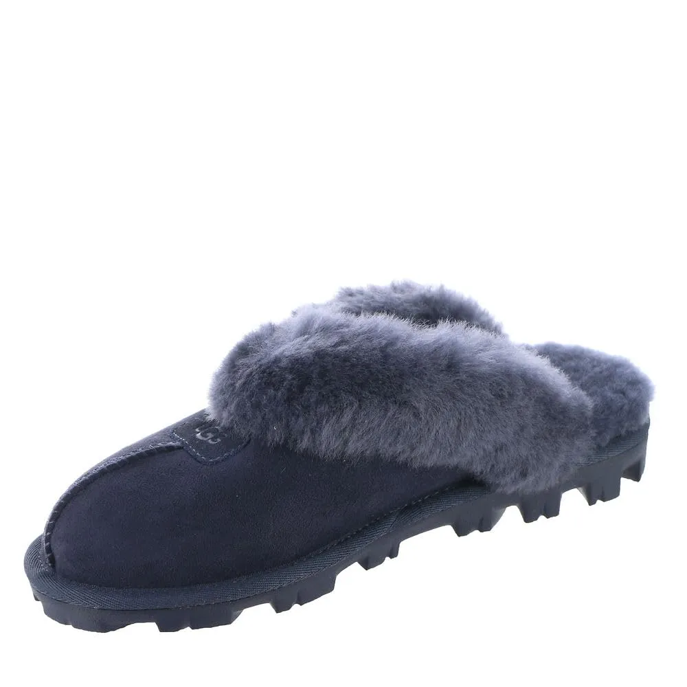 Women's Shoes UGG COQUETTE Sheepskin Slide Slippers 5125 EVE BLUE