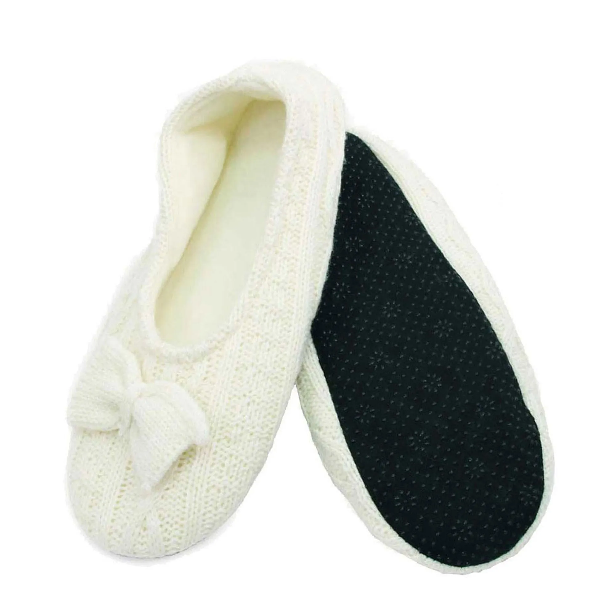 Women's Soft Warm Microfiber Cozy Fuzzy Colorful Non-Slip Slippers, 3 Pairs Single Color