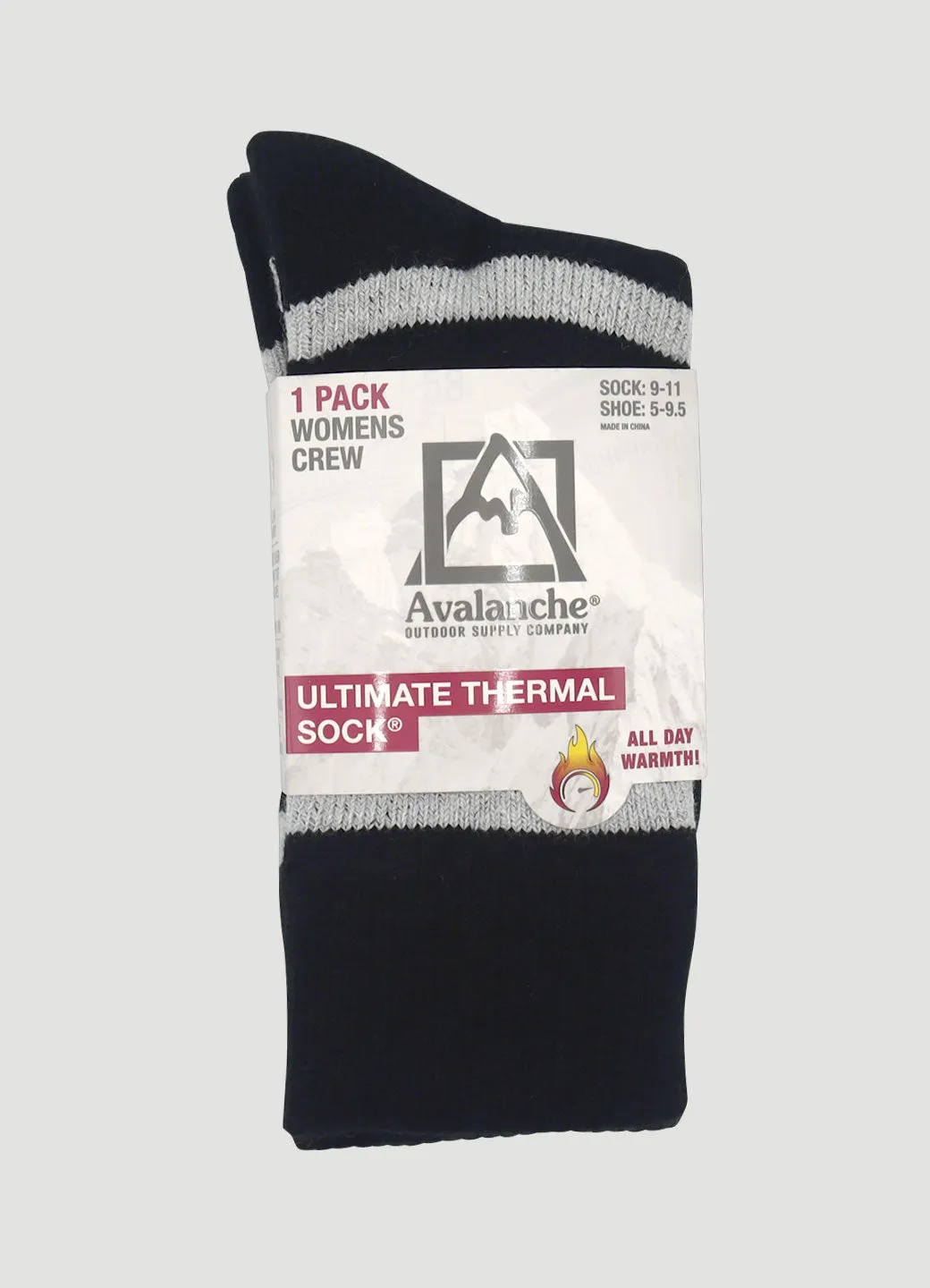 Women's Striped Ultimate Thermal Crew Socks