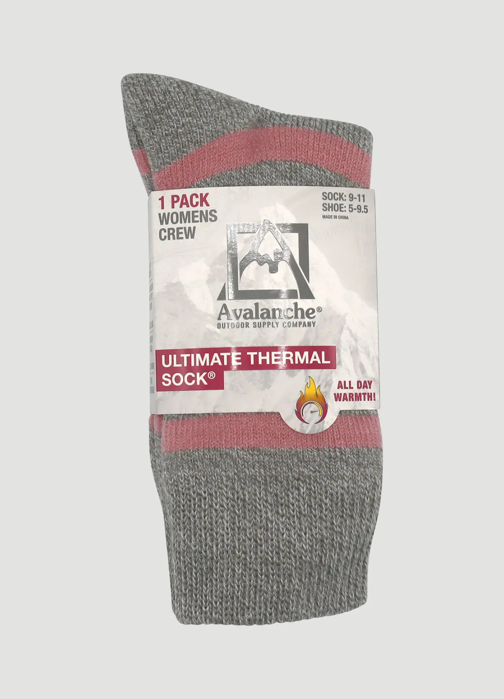 Women's Striped Ultimate Thermal Crew Socks