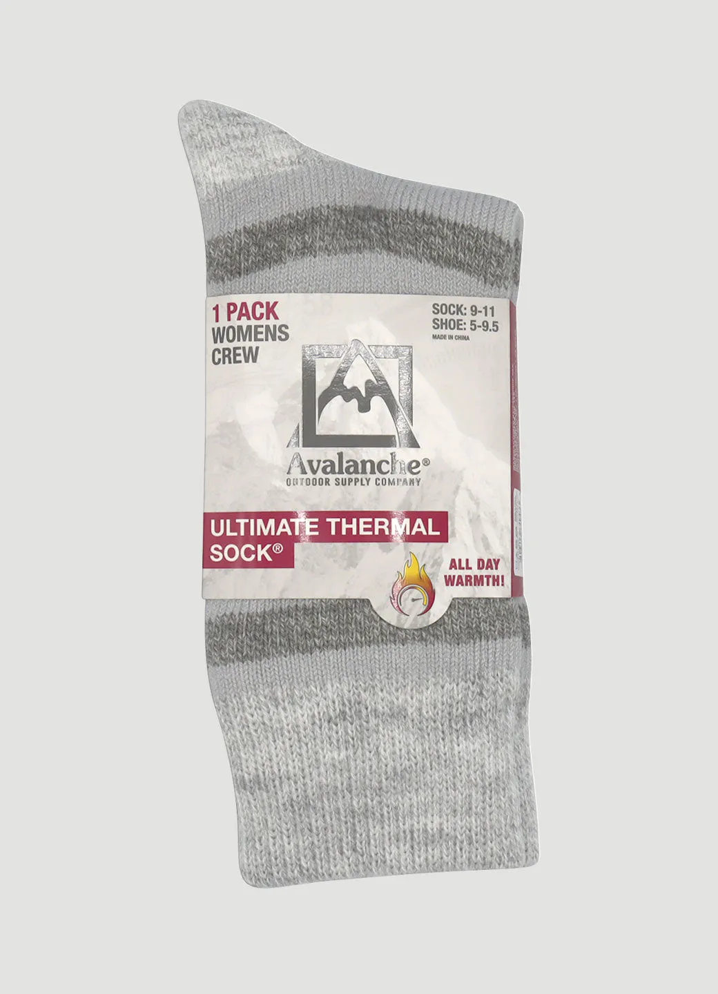 Women's Striped Ultimate Thermal Crew Socks