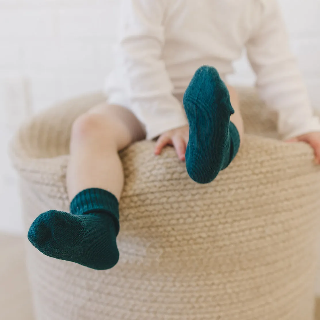 Wool Socks, Baby and Toddler, Pine